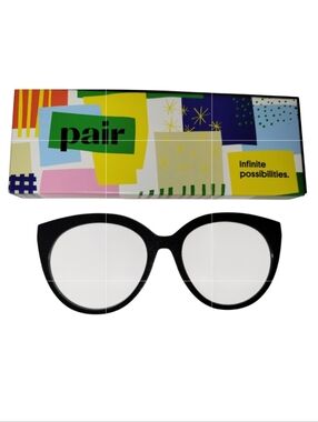 Pair Eyewear Zuri Style Magnetic Topper "The Black Shimmer"